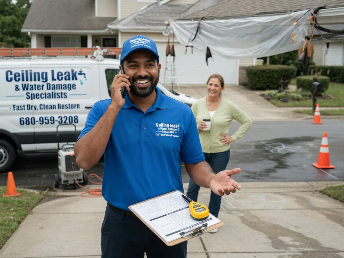 Ceiling Leak Cleanup Mount Holly, NJ FAQs